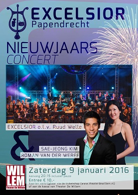 NIEUWJAARSCONCERT EXCELSIOR OP 9 JANUARI 2016