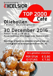 BOEKEN- EN KLEDINGMARKT EN OLIEBOLLEN BIJ EXCELSIOR