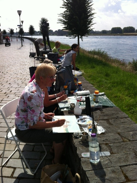 Er is weer zomerschilderwerkplaats bij Volksuniversiteit
